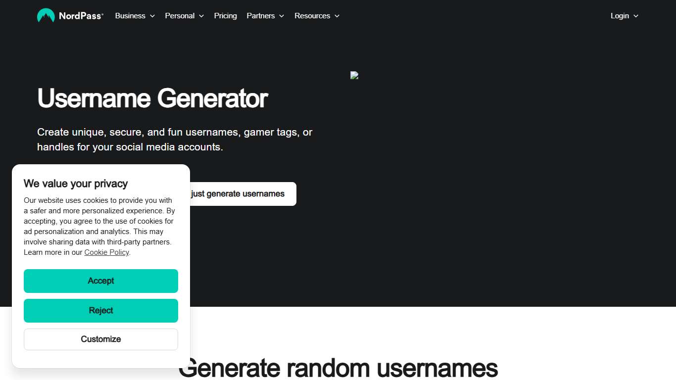 Username Generator: Millions of Random Ideas NordPass